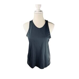 Victoria Sport Black Open Back Mesh Tank Size Small Body Wick Athletic Top